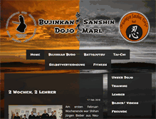 Tablet Screenshot of bujinkan-marl.de
